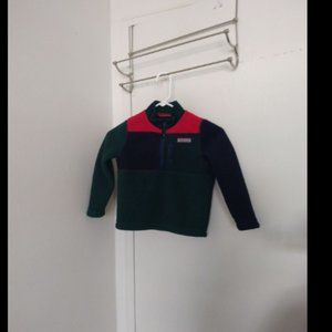Vineyard Vines Holiday Party Boys 1/2 Zip Pullover Sz 5